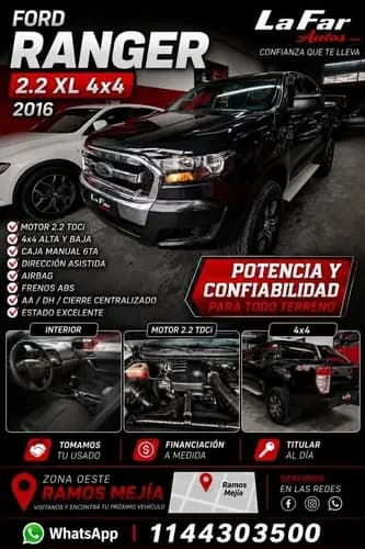 Ford Ranger 2.2 Cd 4x4 Xl Safety Tdci 125cv 9